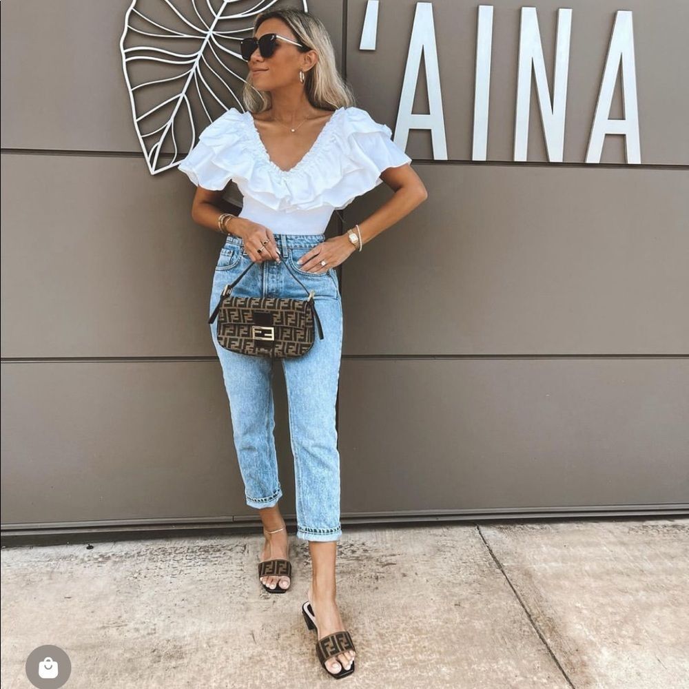 Zara Ruffle bodysuit Blogger’s Fav - Picture 7 of 16